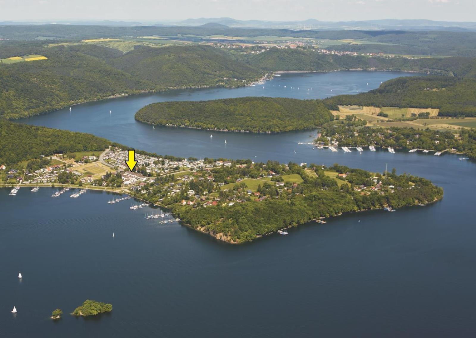 Kleine Seepause Am Edersee Scheid  Zewnętrze zdjęcie