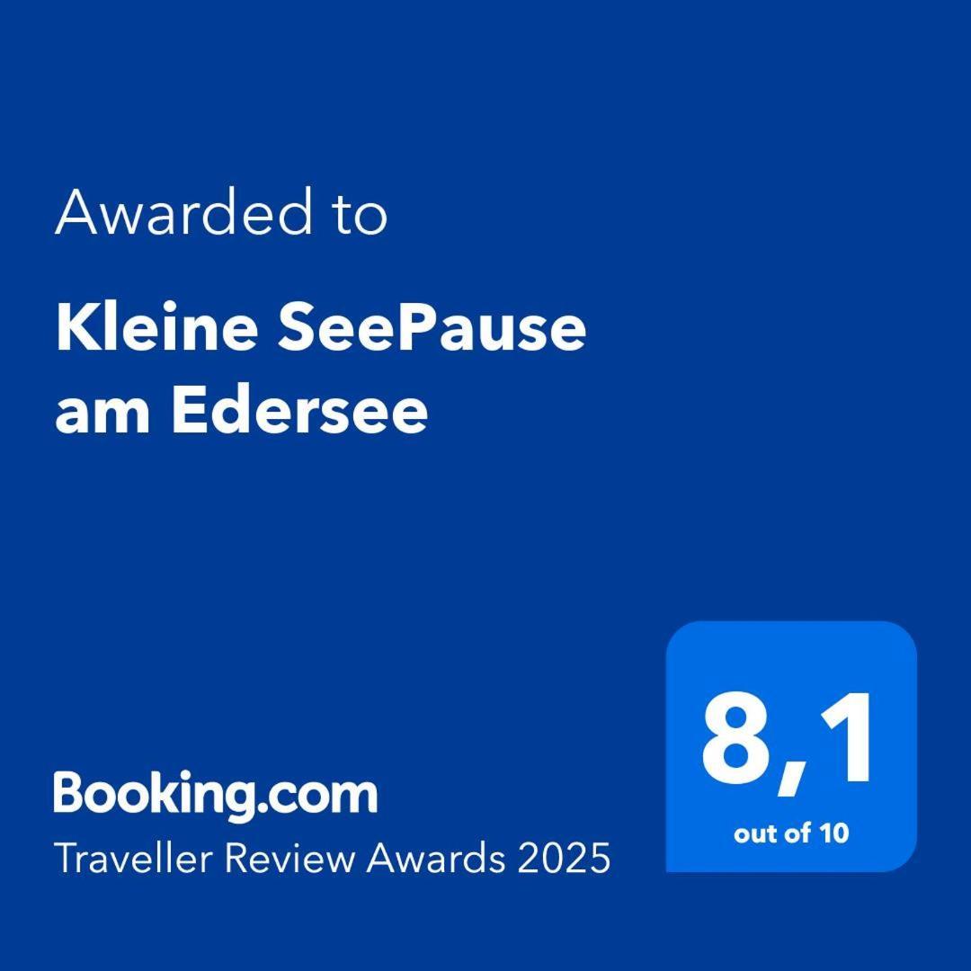 Kleine Seepause Am Edersee Scheid  Zewnętrze zdjęcie